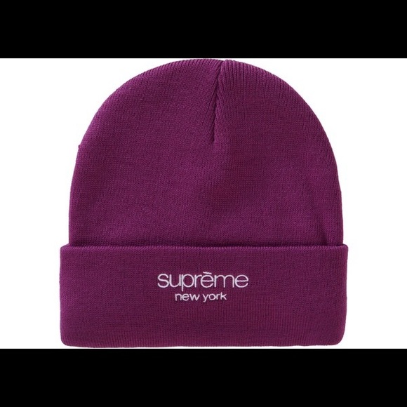 Supreme Radar Beanie - Eggplant (BRAND NEW) - Picture 2 of 2